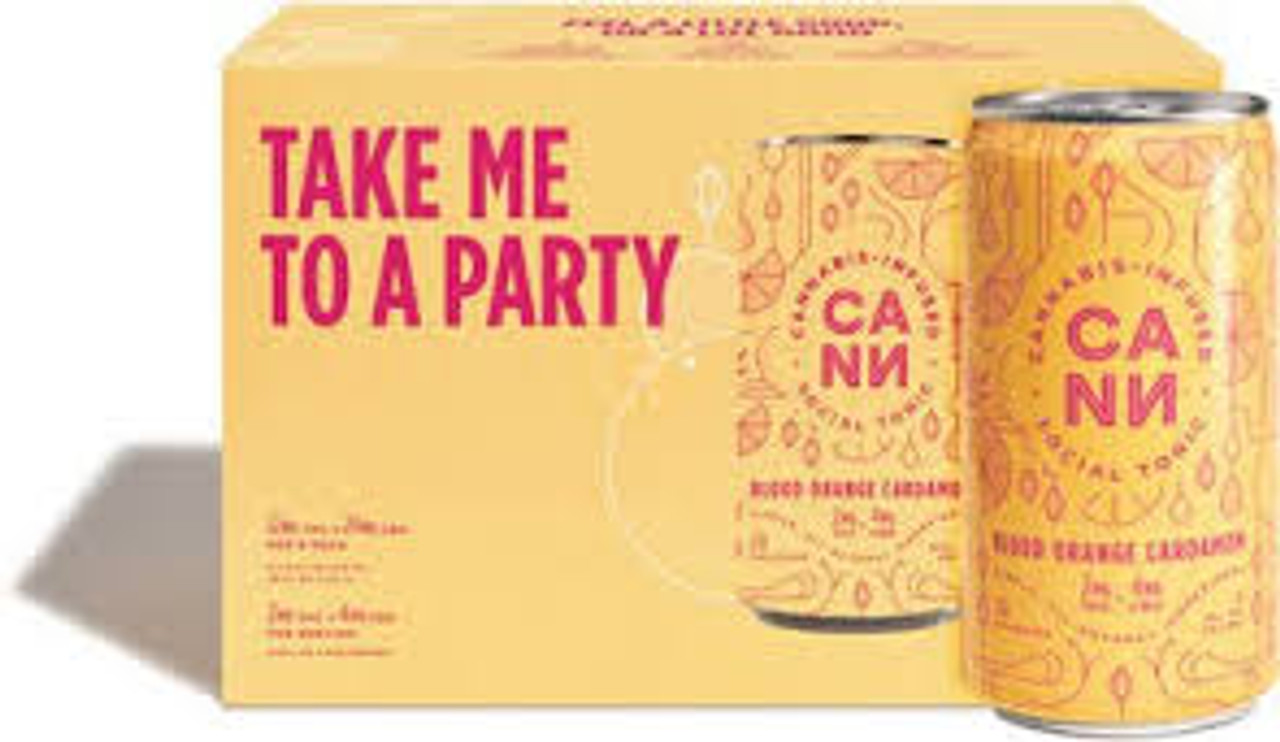 Cann Blood Orange Cardamom 5 MG 6 Pack 12 OZ Cans