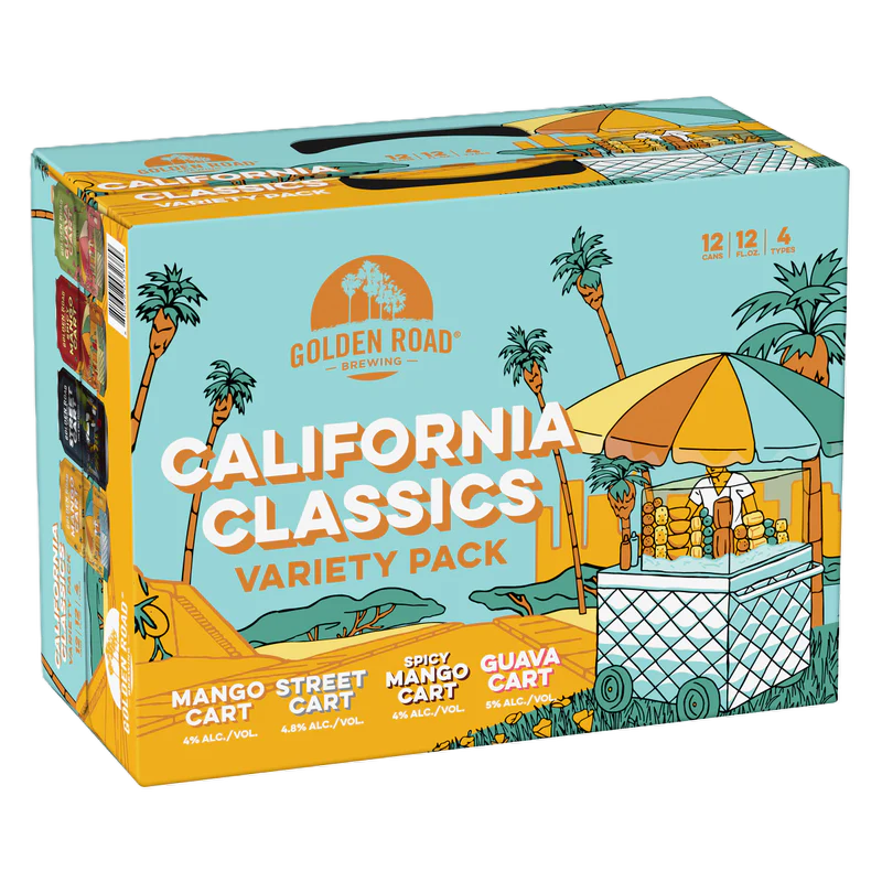 Golden Road California Classic Variety Pack - 12 Cans