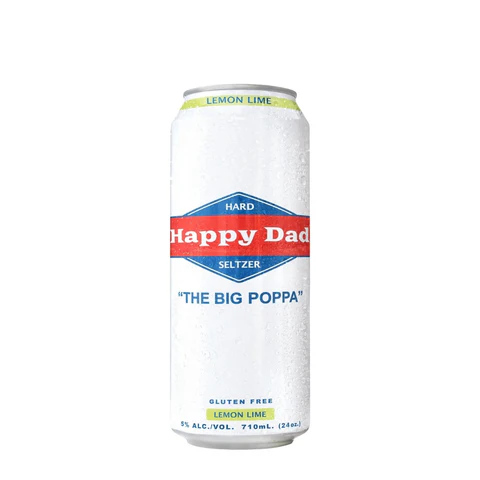 Happy Dad Hard Seltzer | Lemon Lime 24 oz Single Can