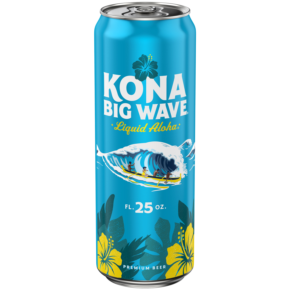 KKona Big Wave Golden Ale 25oz Can - Smooth & Refreshing Island Brew