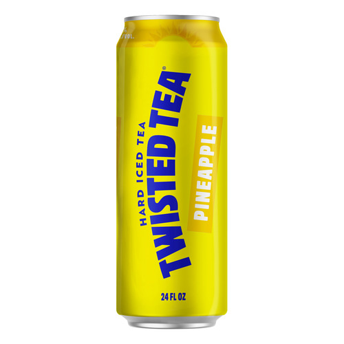 Twisted Tea Pineapple 24 Oz Can | Tropical Hard Iced Tea