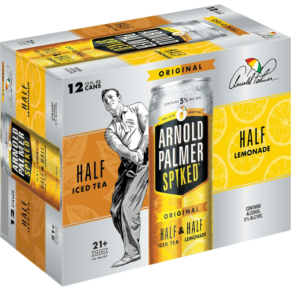 ARNOLD PALMER SPIKED HALF & HALF 12 Pack | Refreshing Hard Iced Tea & Lemonade